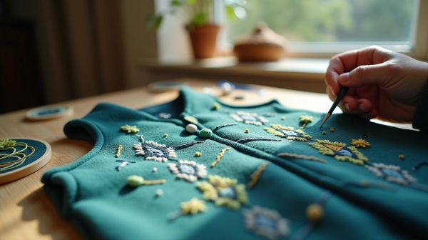 Créer son style unique : la série veste polaire personnalisée en broderie